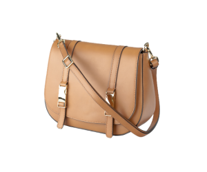 Gray Leather Bag